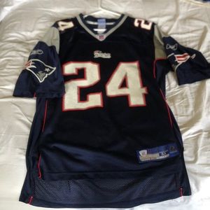 Ty Law Patriots HOF #24 Reebok